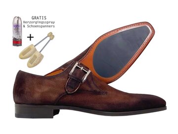 Magnanni Magnanni instapschoen 13645 bruin suède