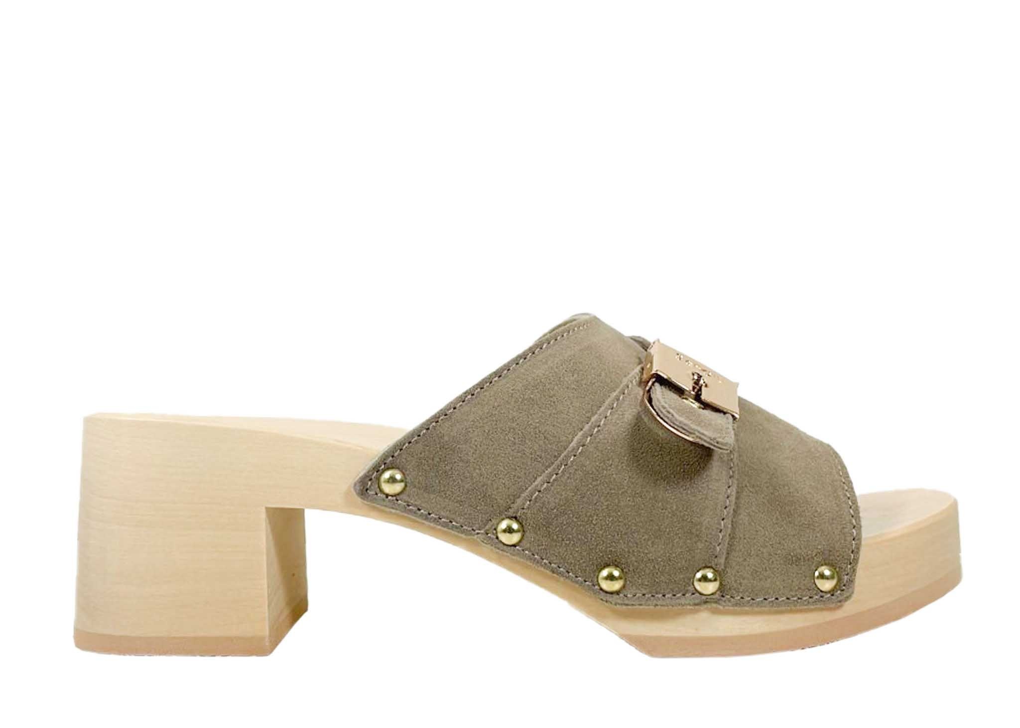 litteken monteren Stoutmoedig Scholl SALE Slipper Pescura Sarah Beige - De Roos Schoenen Breda