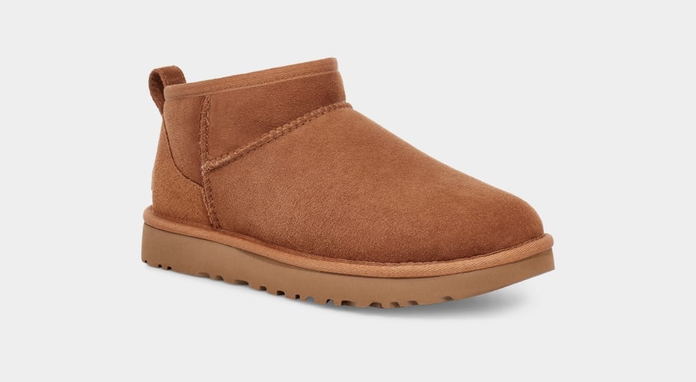UGG UGG Laarzen Classic Ultra Mini 1116109 Cognac