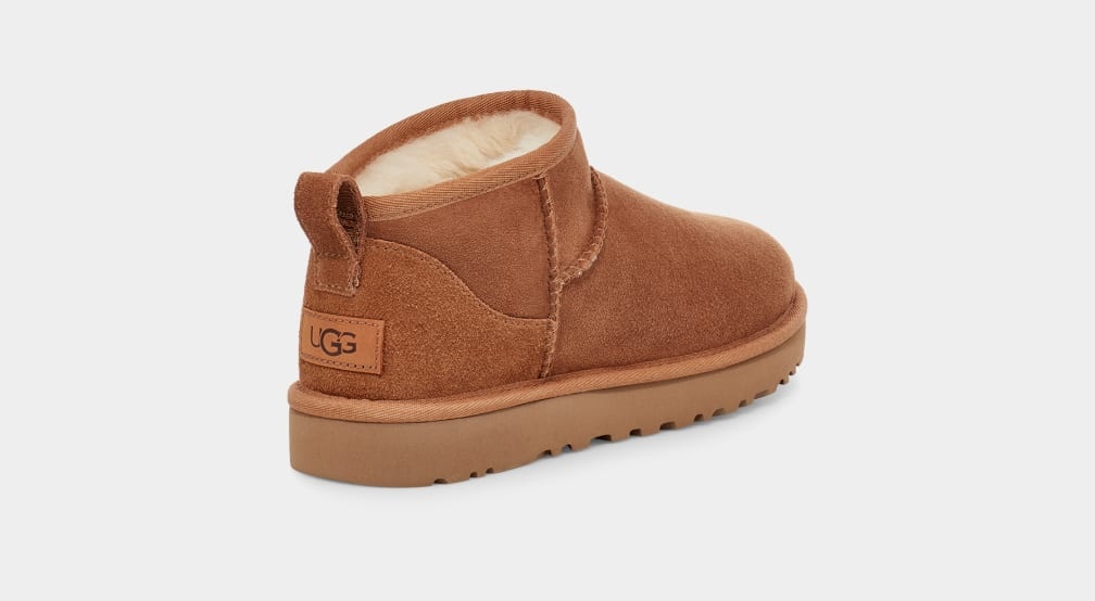 UGG UGG Laarzen Classic Ultra Mini 1116109 Cognac