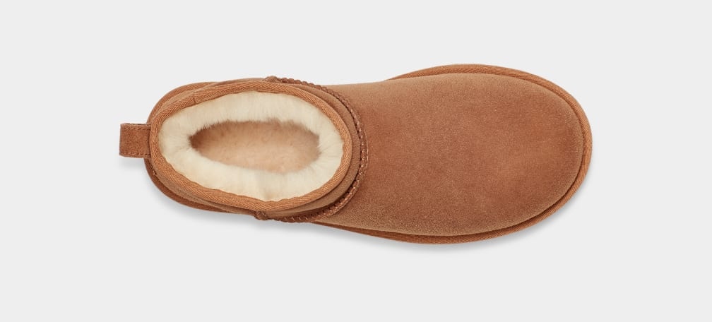 UGG UGG Laarzen Classic Ultra Mini 1116109 Cognac