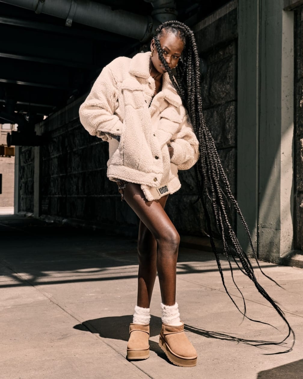 UGG UGG Laarzen Classic Ultra Mini Platform 1135092 Cognac