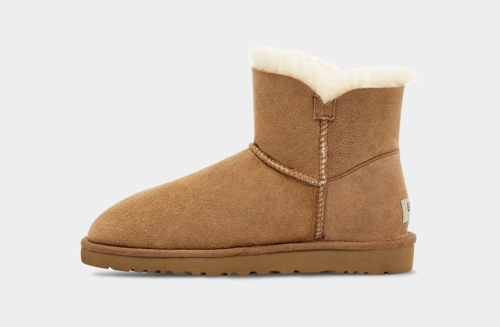 UGG UGG Laarzen 1016422 Mini Bailey Buttton II Cognac