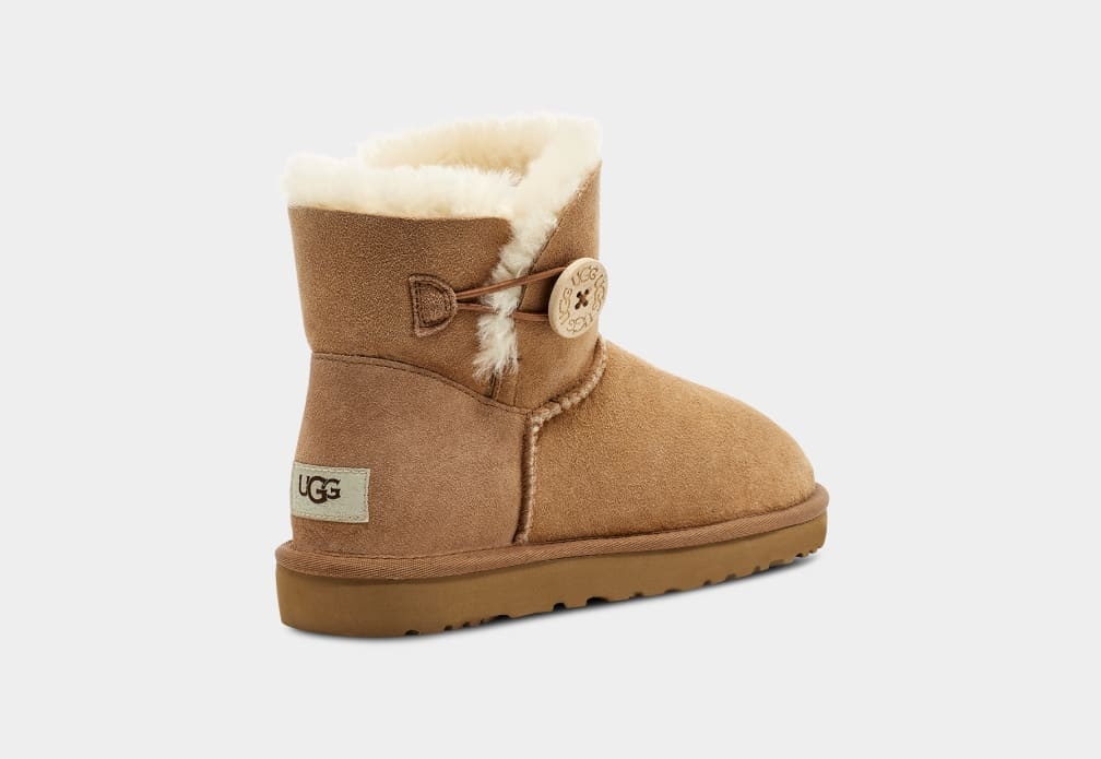 UGG UGG Laarzen 1016422 Mini Bailey Buttton II Cognac