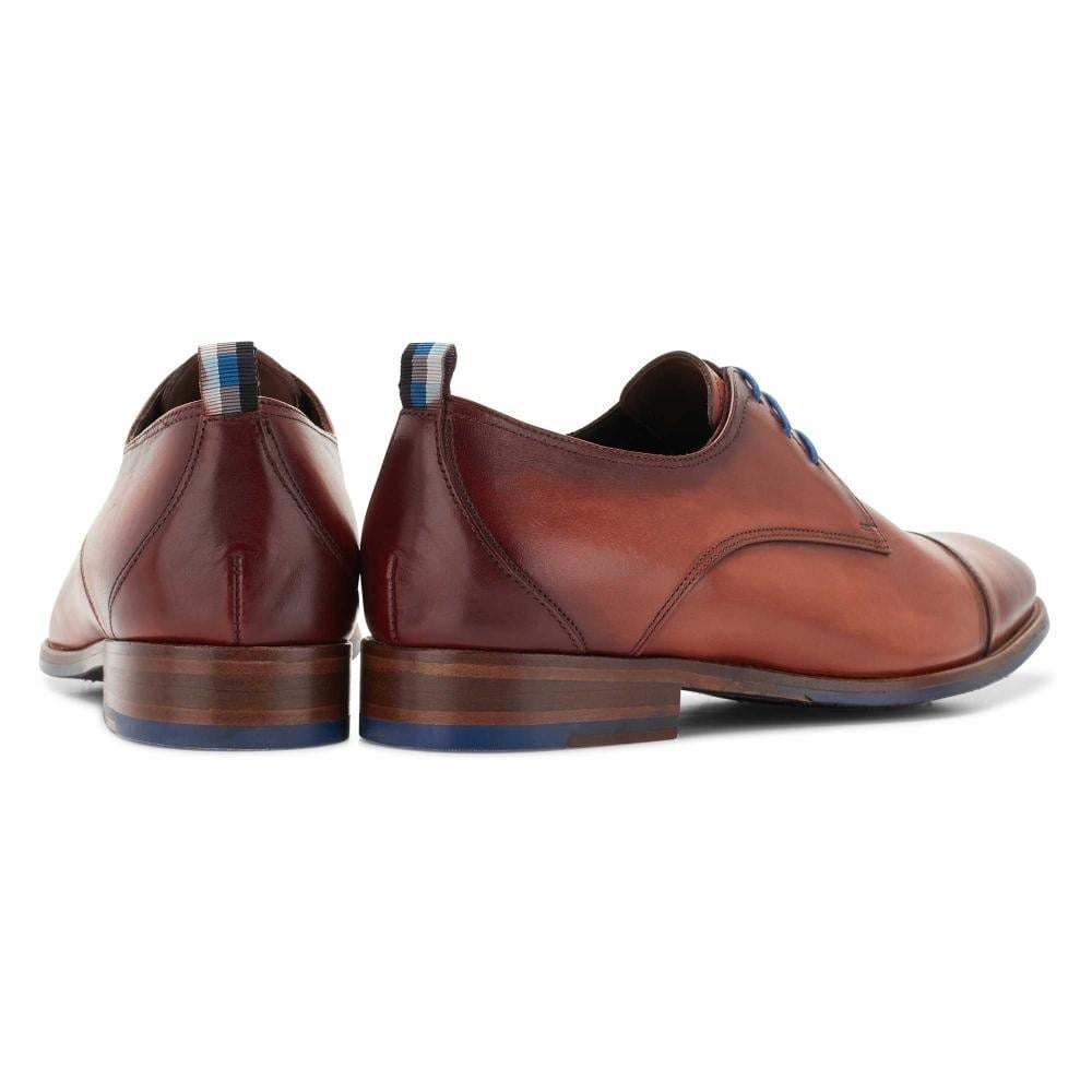 Floris van Bommel Floris van Bommel Veterschoen De Stapper 02.00 cognac