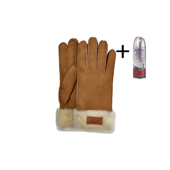 UGG Handschoenen 17369 Turn Cuff Zwart - De Roos Schoenen Breda