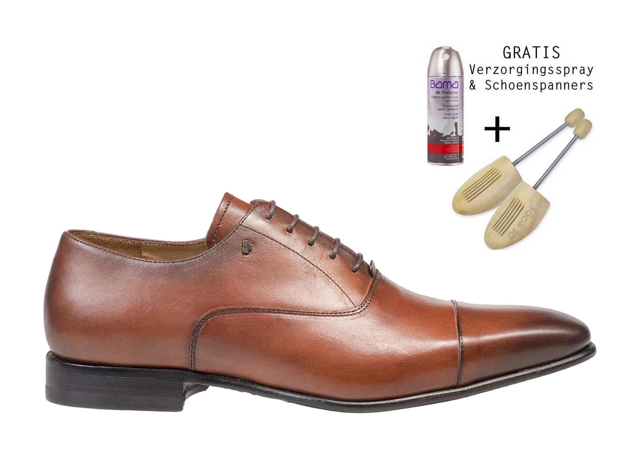 Van Bommel Van Bommel Veterschoen Gira 02.00  Cognac