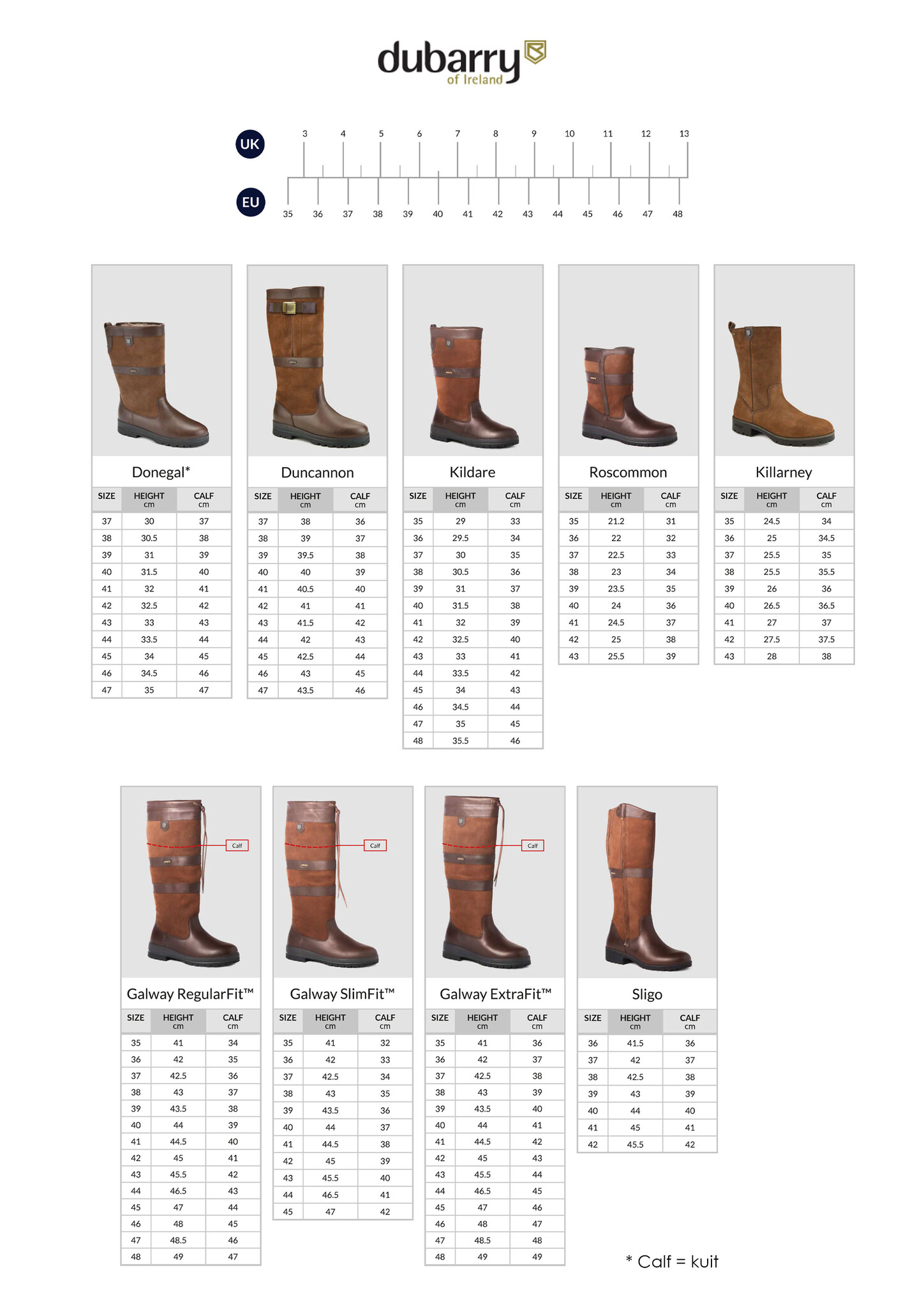Dubarry Dubarry Laars Galway SlimFit 3934-52 Walnut