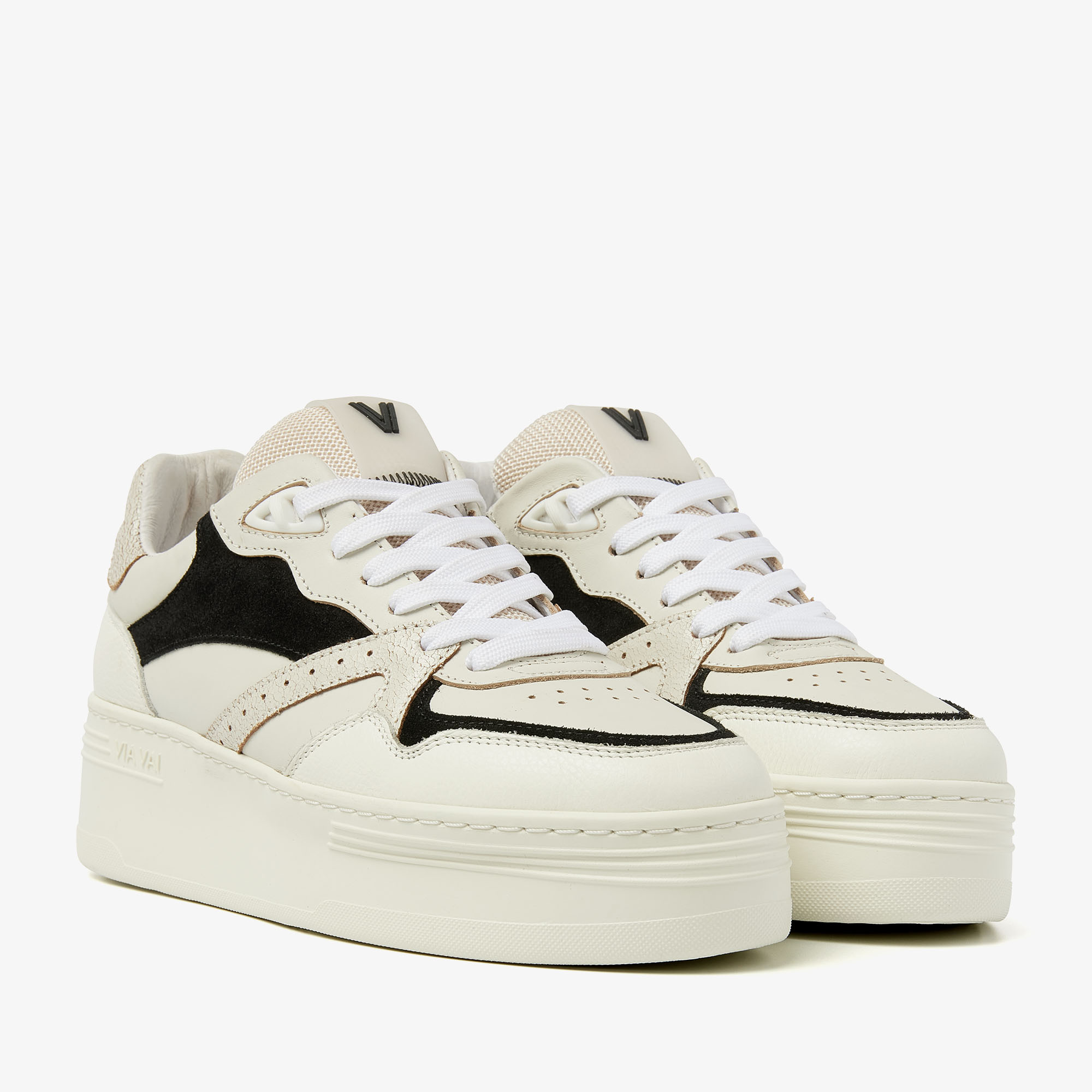 Via Vai VIA VAI Sneakers Isa Bo 62053-03-900 Beige / Zwart