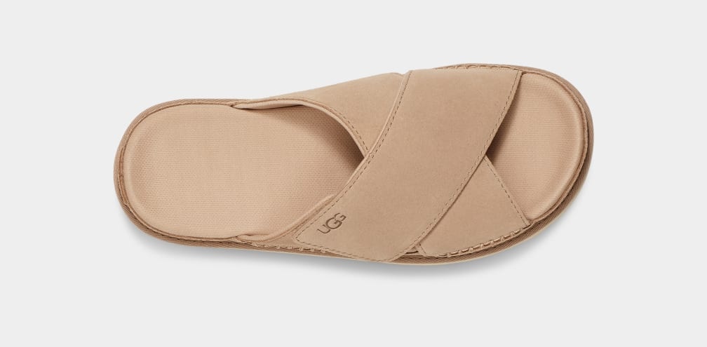 UGG UGG Slipper Goldenstar Cross Slide 1137910 Licht Bruin