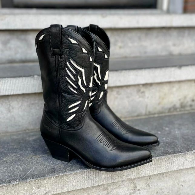 Sendra Sendra Western Boots 18657  Zwart