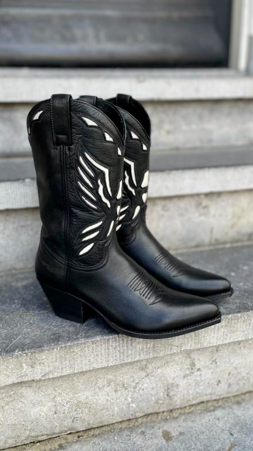 Sendra Sendra Western Boots 18657  Zwart