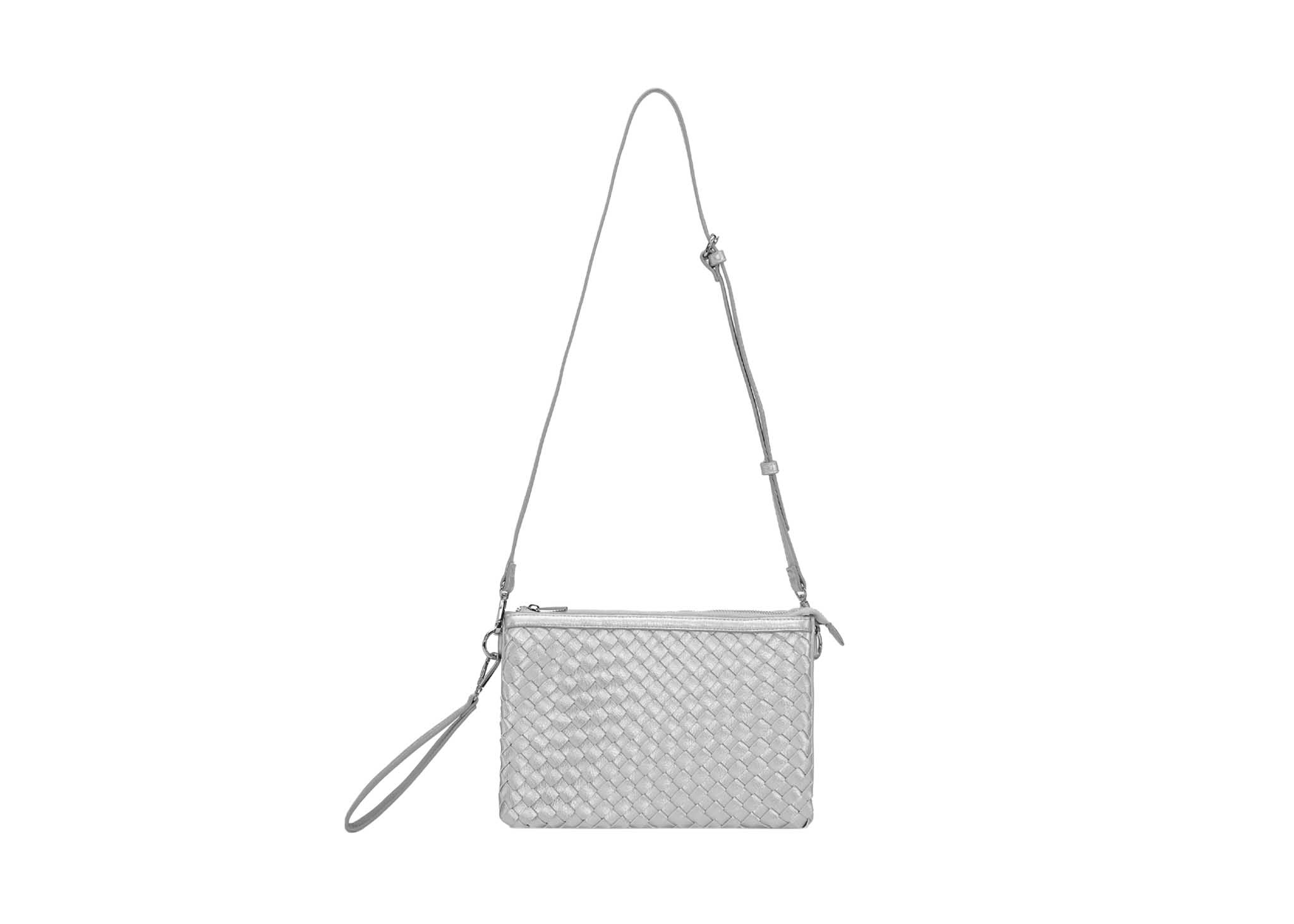 Ilse Jacobsen Ilse Jacobsen Crossbody Tas Zilver