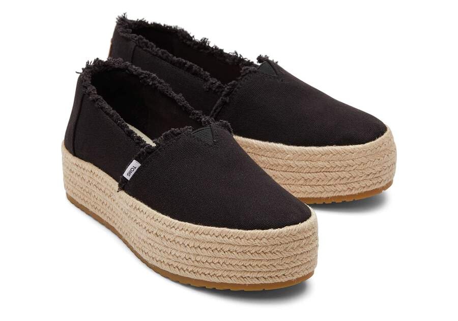 TOMS TOMS Espadrilles Valencia 10019795 Zwart