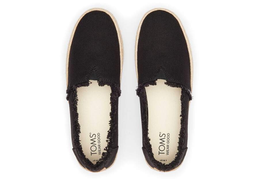 TOMS TOMS Espadrilles Valencia 10019795 Zwart