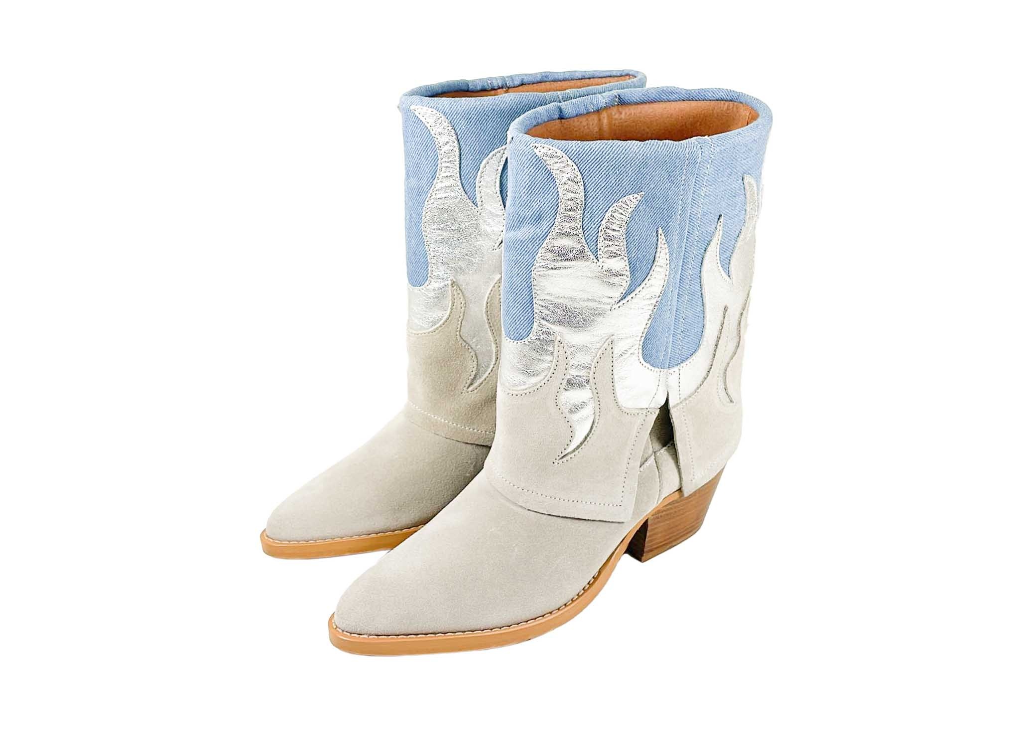 DWRS DWRS Westernboots Barbados B3778-01 Denim