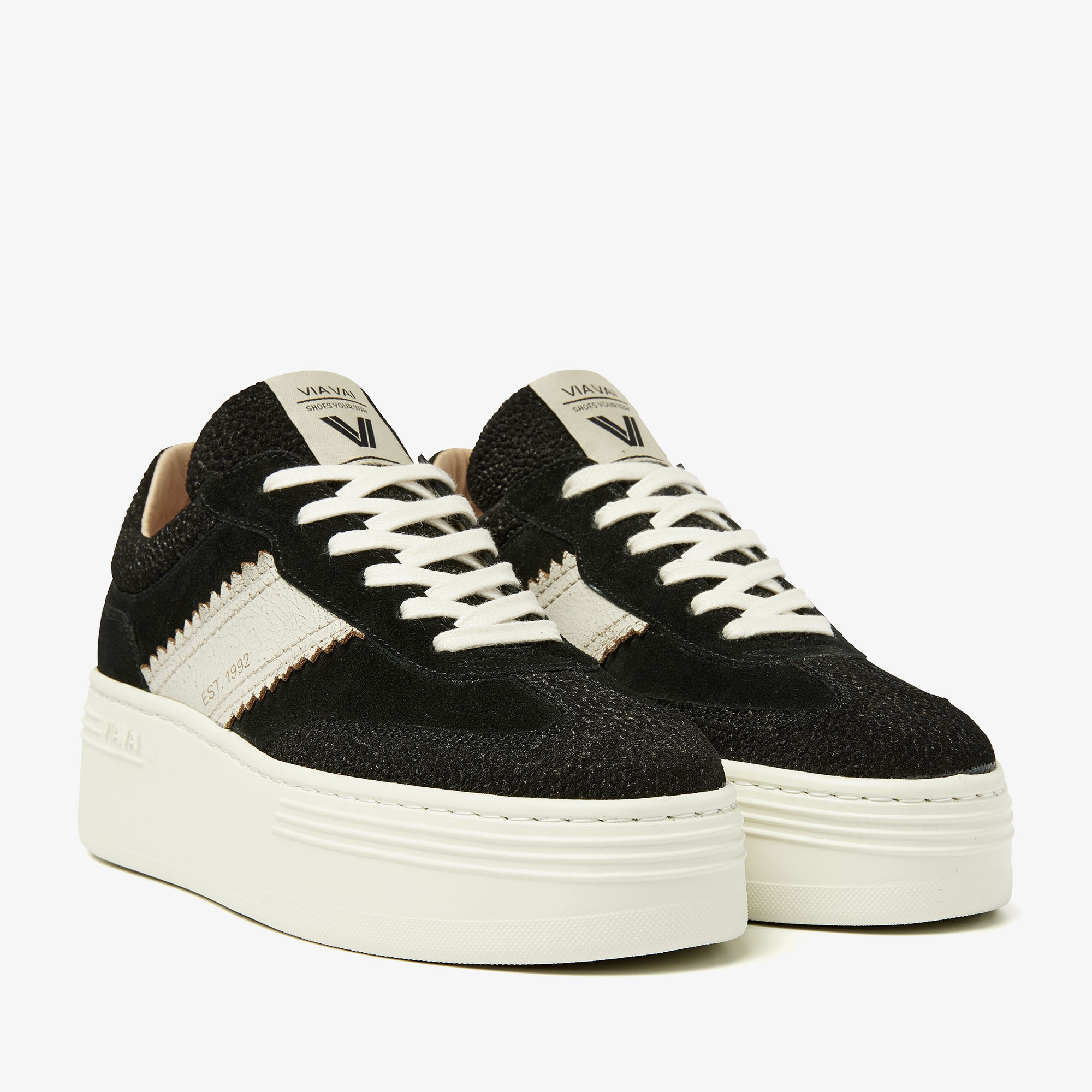 Via Vai VIA VAI Sneakers Isa Romi 62157-01-900 Zwart