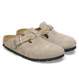 Birkenstock Birkenstock Muiltje Boston Braided  1026694 Taupe