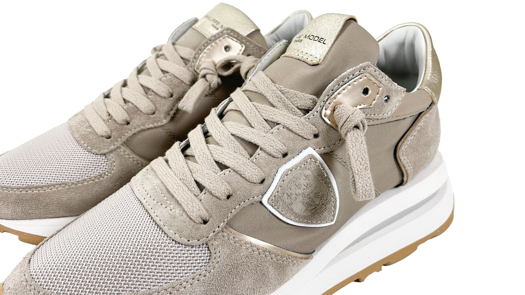 Philippe Model Philippe Model Sneaker Tropez Haute Low Beige