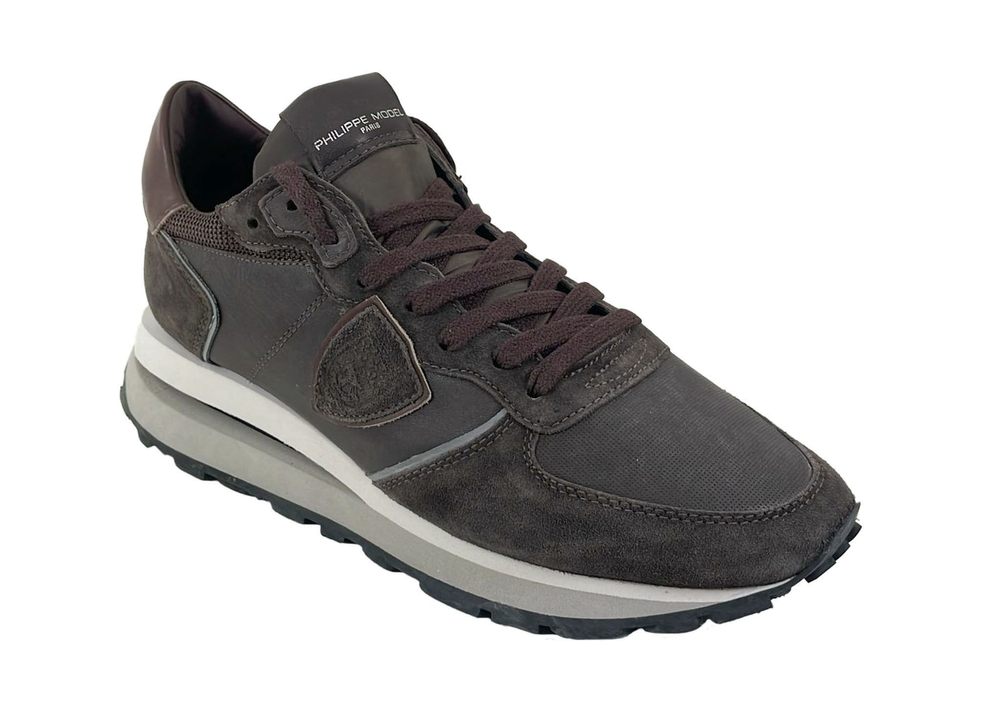 Philippe Model Philippe Model Sneaker Tropez Haute Low Bruin