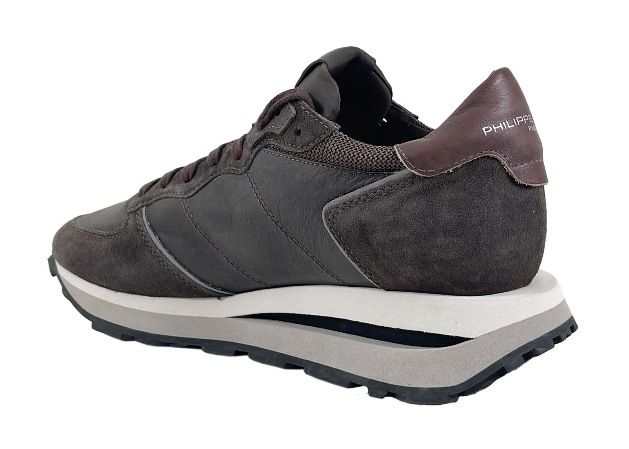 Philippe Model Philippe Model Sneaker Tropez Haute Low Bruin