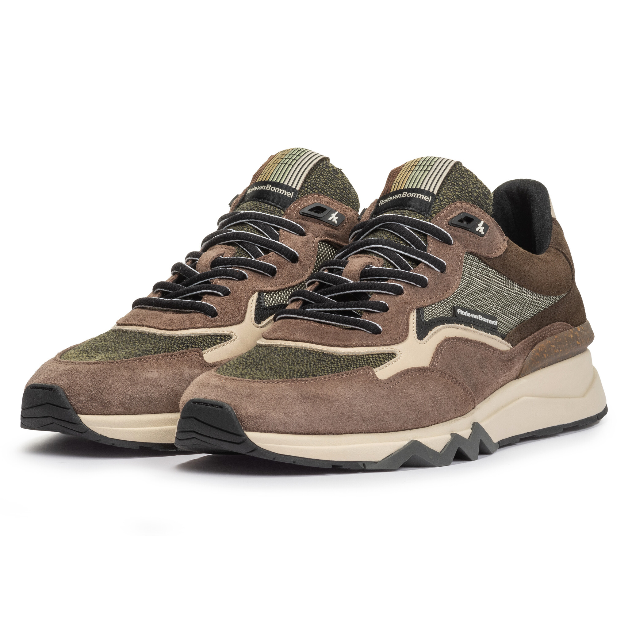 Floris van Bommel Floris van Bommel Sneaker De Zager 05.08 Groen