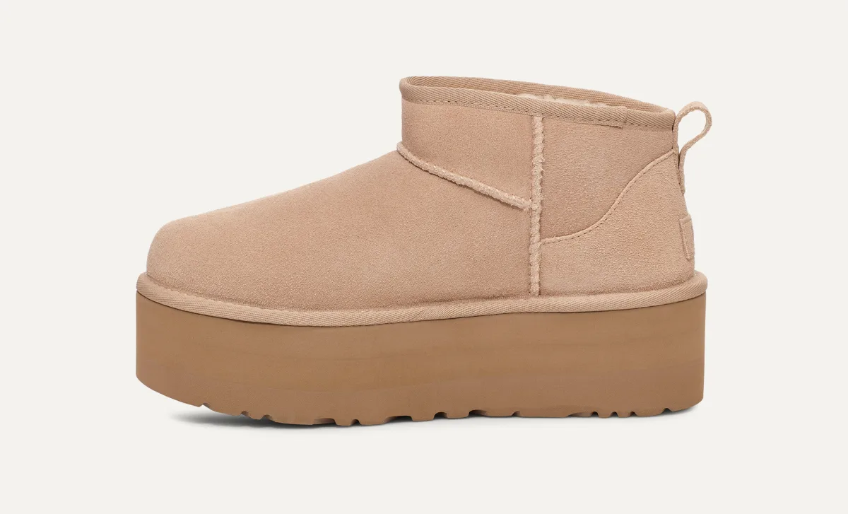 UGG UGG Laarzen Classic Ultra Mini Platform 1135092 Sand