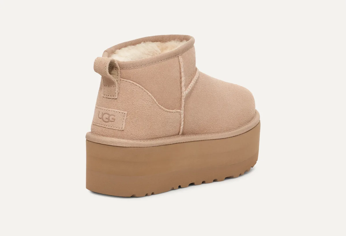 UGG UGG Laarzen Classic Ultra Mini Platform 1135092 Sand
