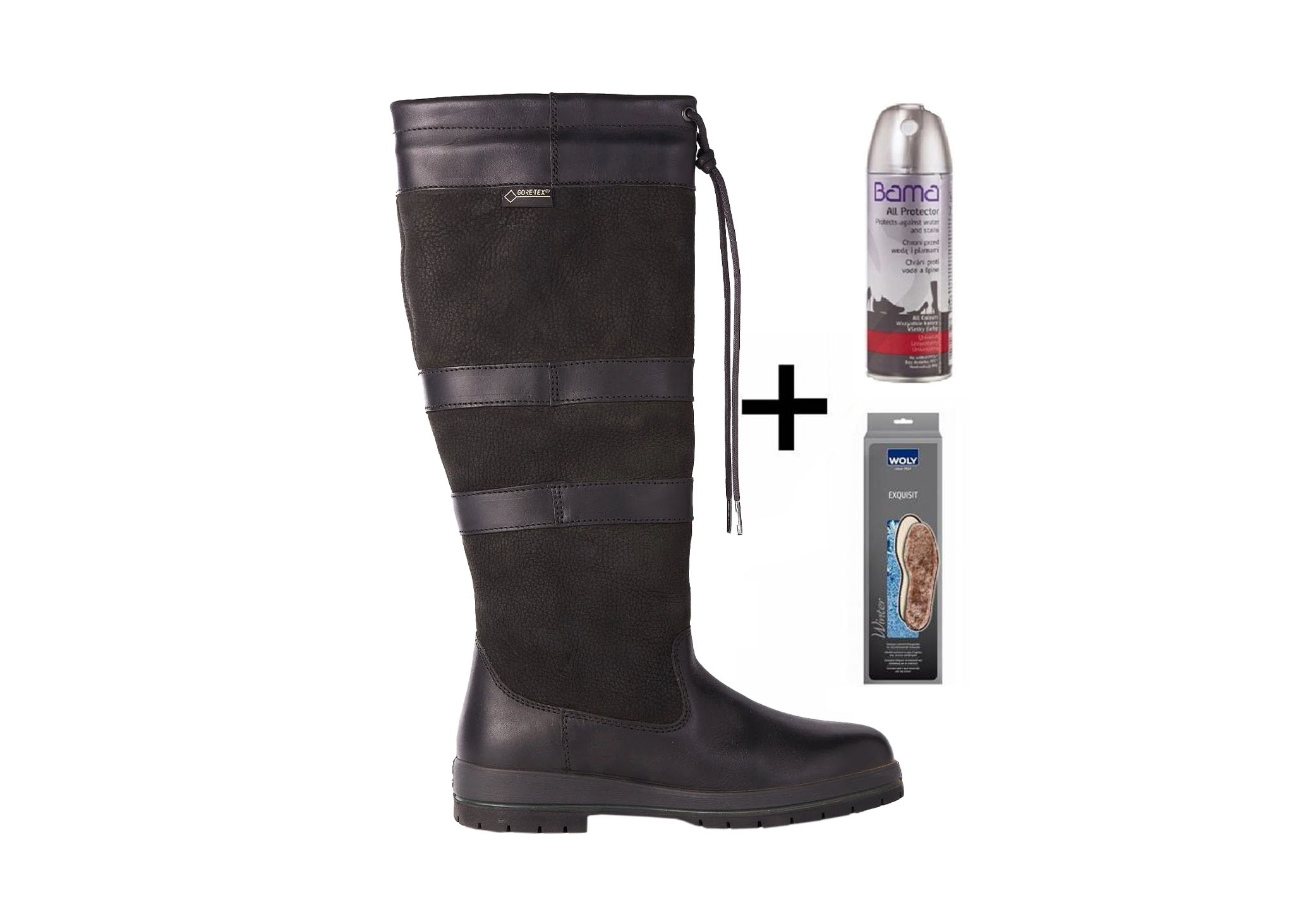 Dubarry Dubarry laars Galway zwart 3885  (regular fit)