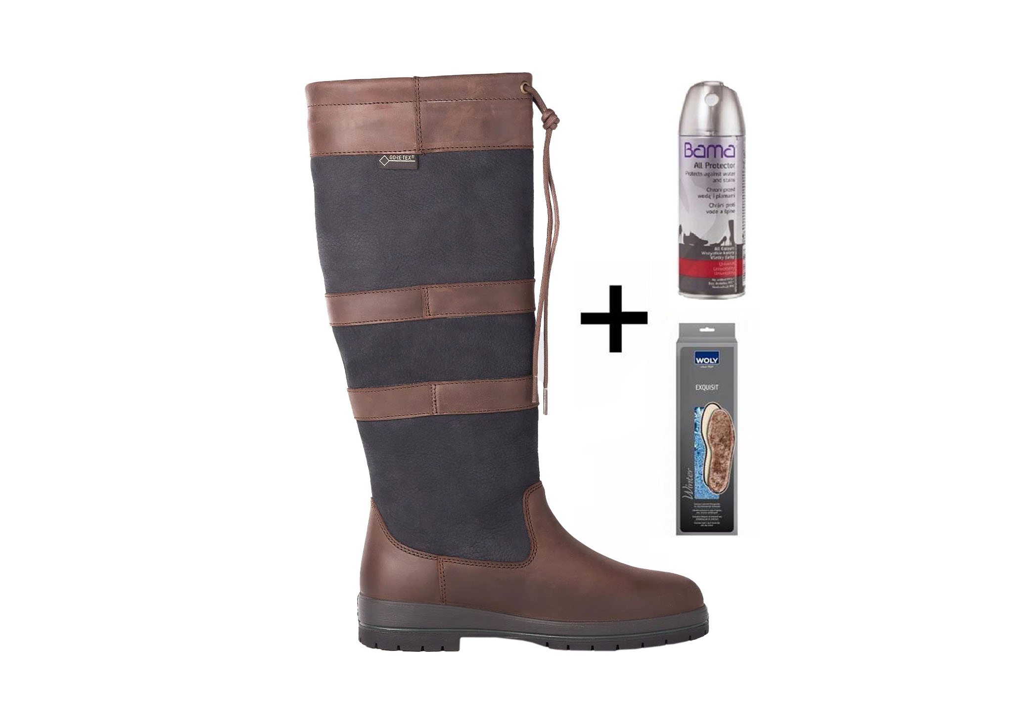 Dubarry Dubarry laars 3885 Galway Black / Brown (regular fit)