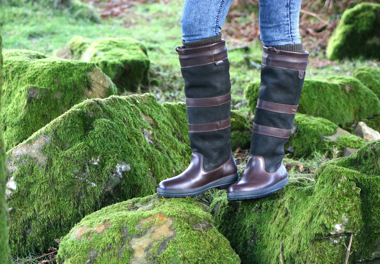 Dubarry Dubarry laars 3885 Galway Black / Brown (regular fit)