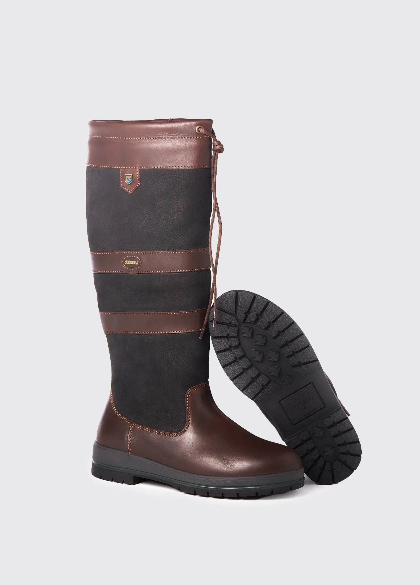 Dubarry Dubarry laars 3885 Galway Black / Brown (regular fit)