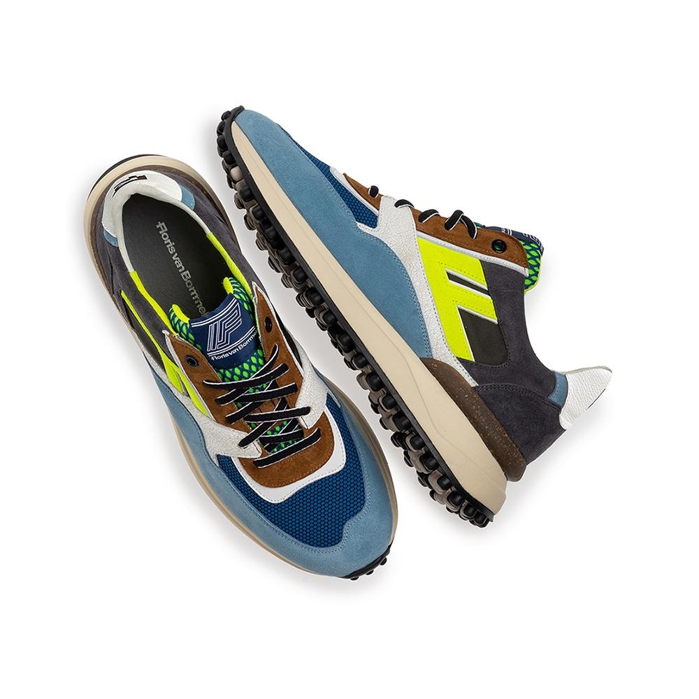 Floris van Bommel Floris van Bommel Sneaker Noppi 29.03 Blauw