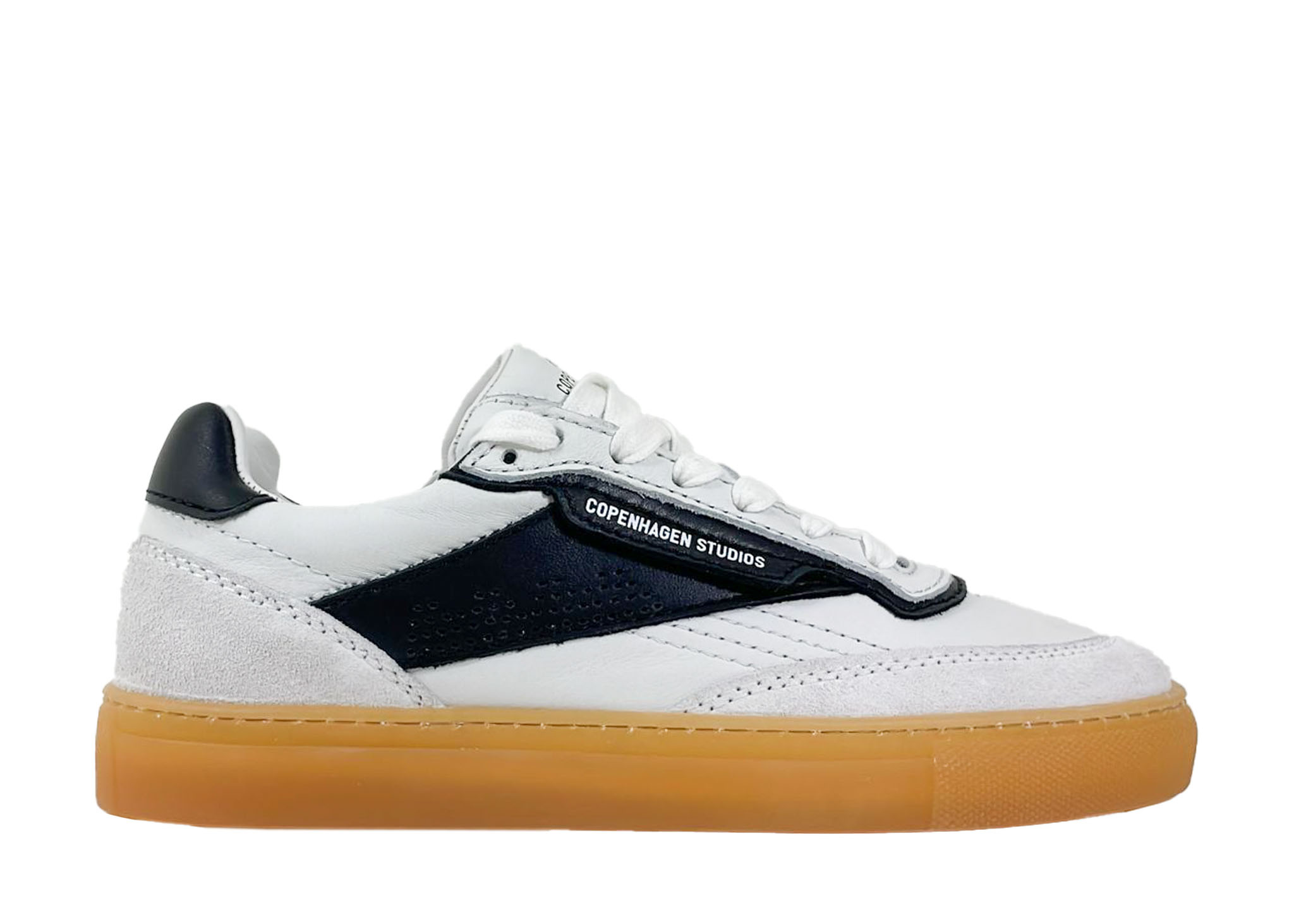 Copenhagen Sneaker CPH90 Wit / ZWart - De Roos Schoenen Breda