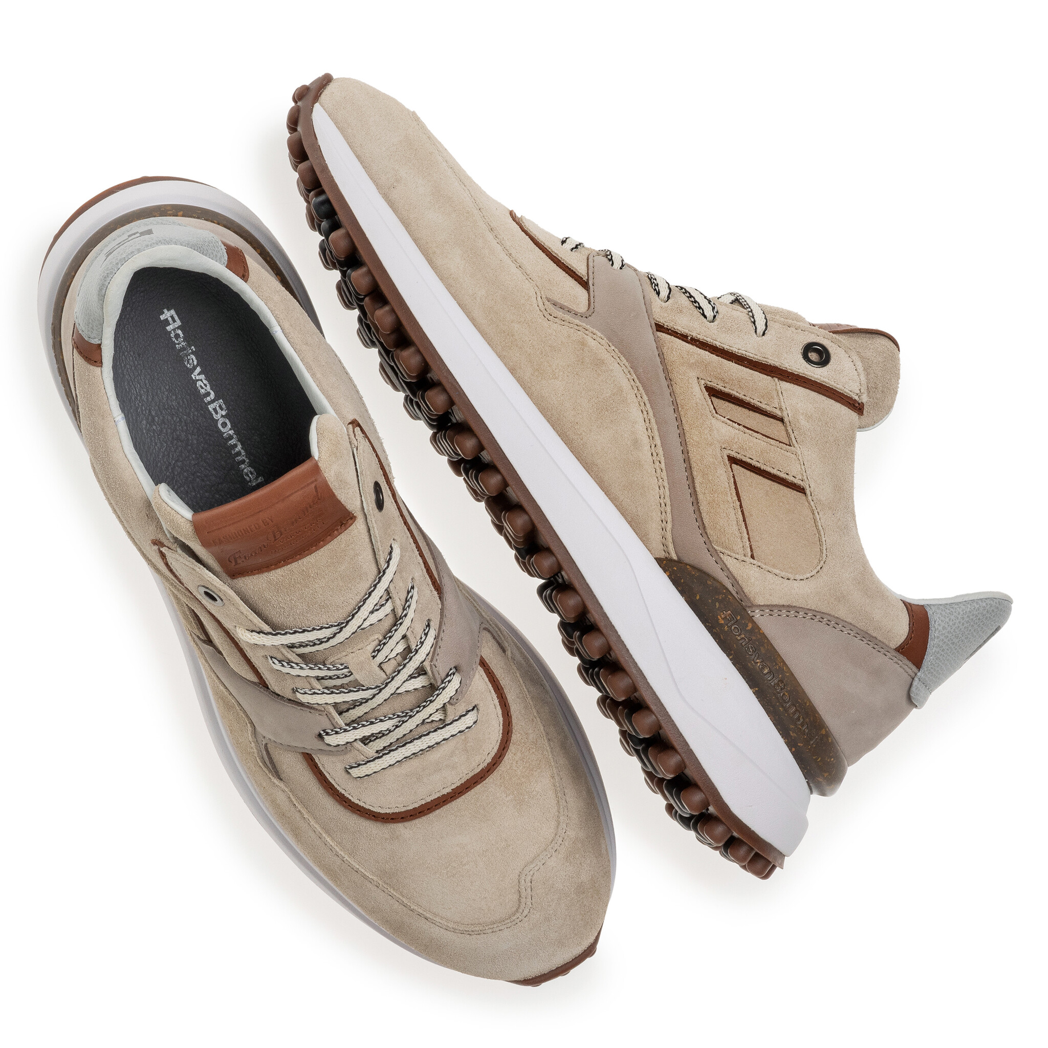 Floris van Bommel Floris van Bommel Sneaker Noppi 38.08 Bruin