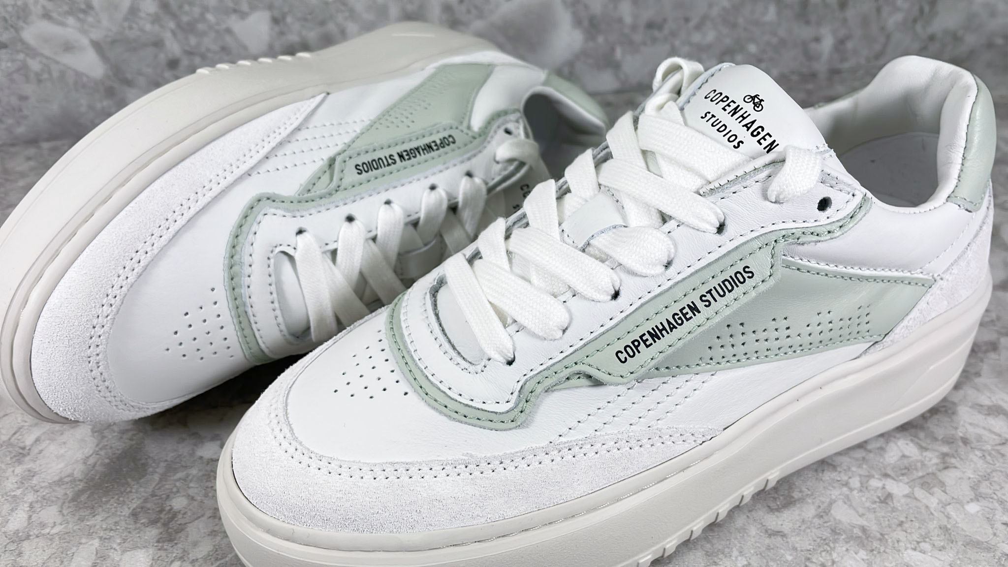 Copenhagen Copenhagen Sneaker CPH89 Wit / Groen