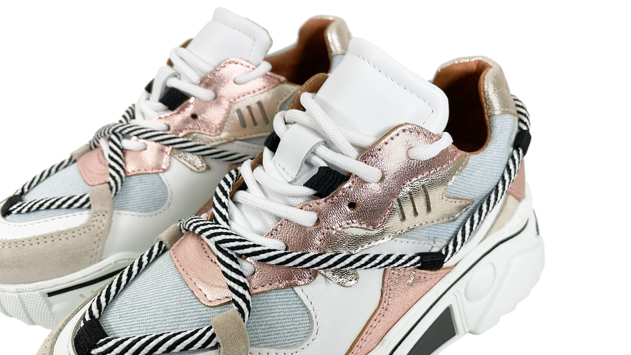 DWRS DWRS Sneakers Jupiter J5554C-69 Roze / Blauw