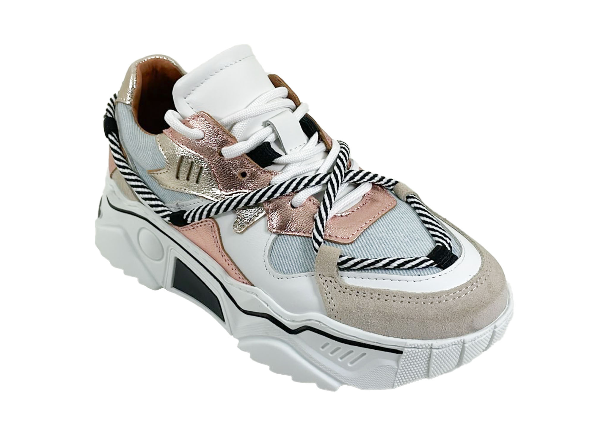 DWRS DWRS Sneakers Jupiter J5554C-69 Roze / Blauw