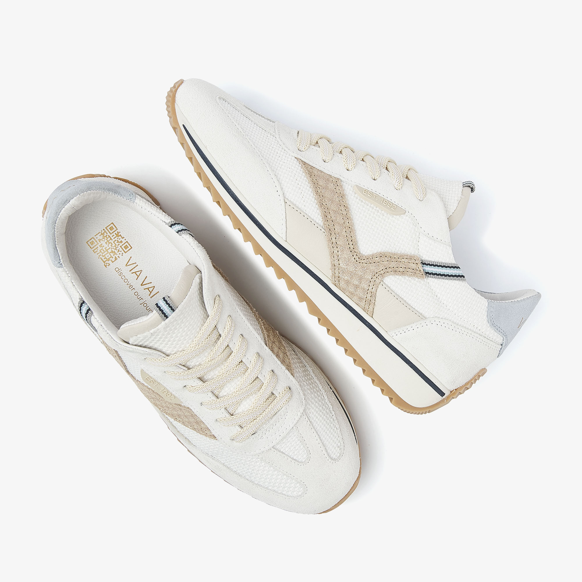 Via Vai VIA VAI Sneakers Mikki Ruby 62232-01-001 Wit