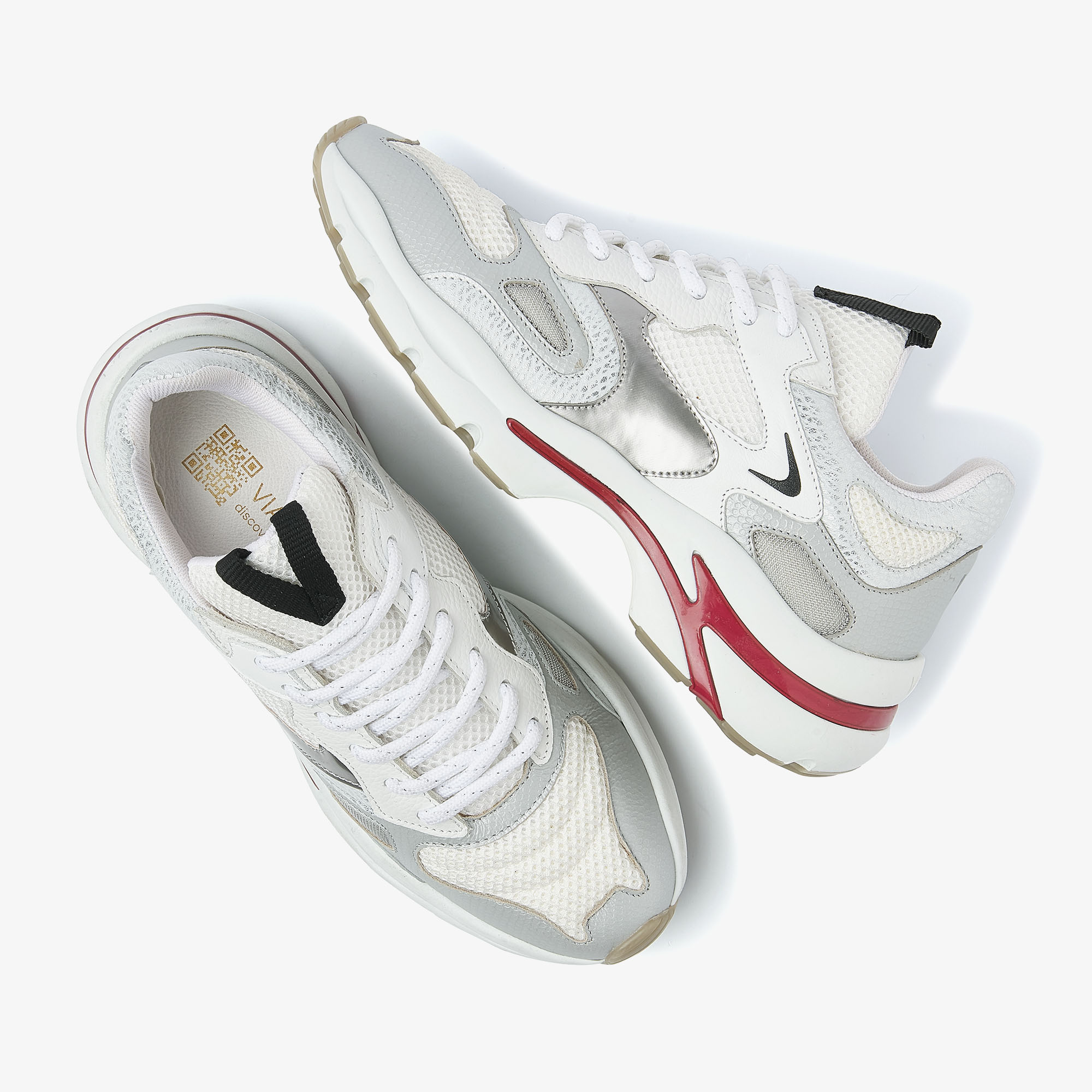 Via Vai VIA VAI Sneakers Vesper Due 62215-01-224 Zilver