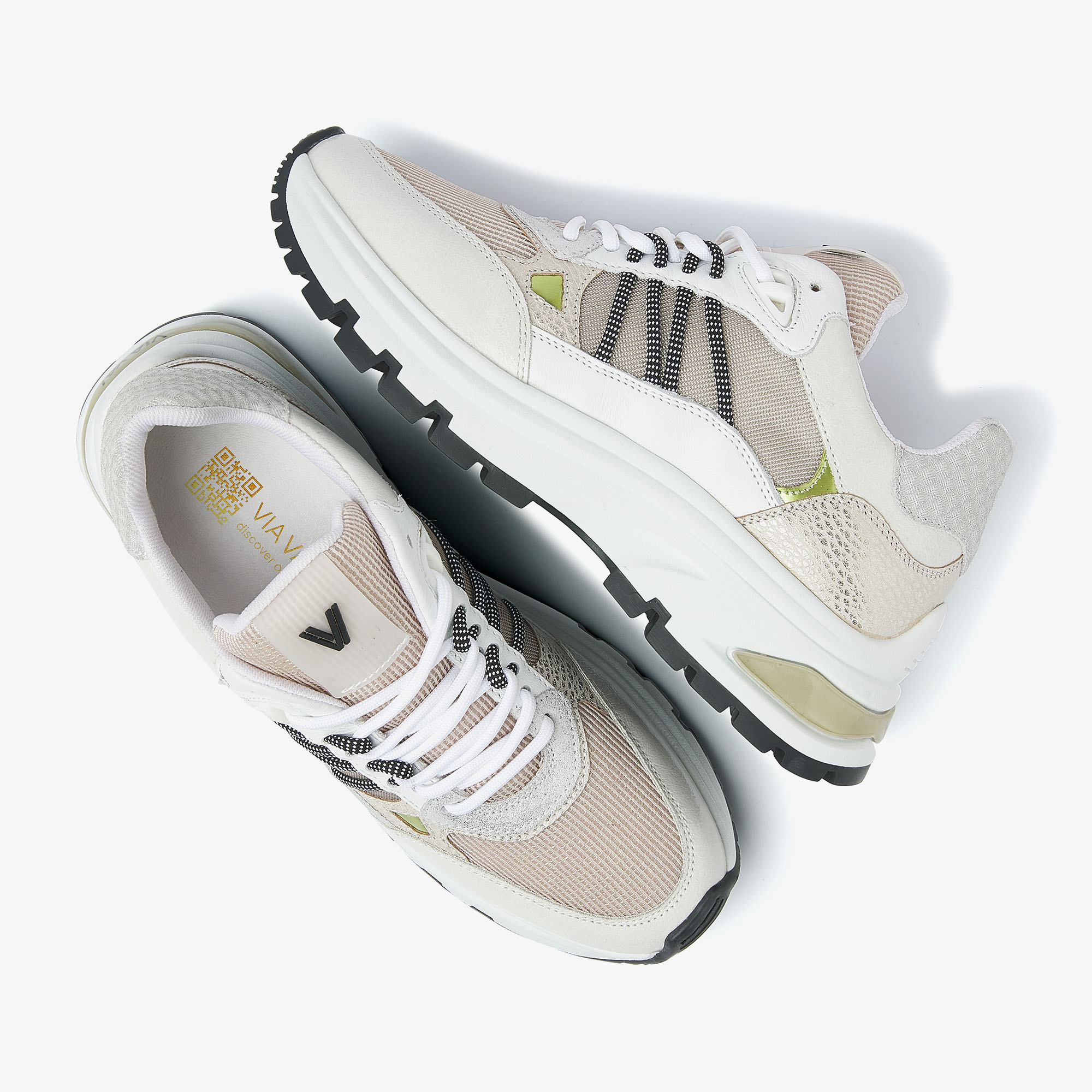 Via Vai VIA VAI Sneakers Liz Dae 60048-09-001 Wit