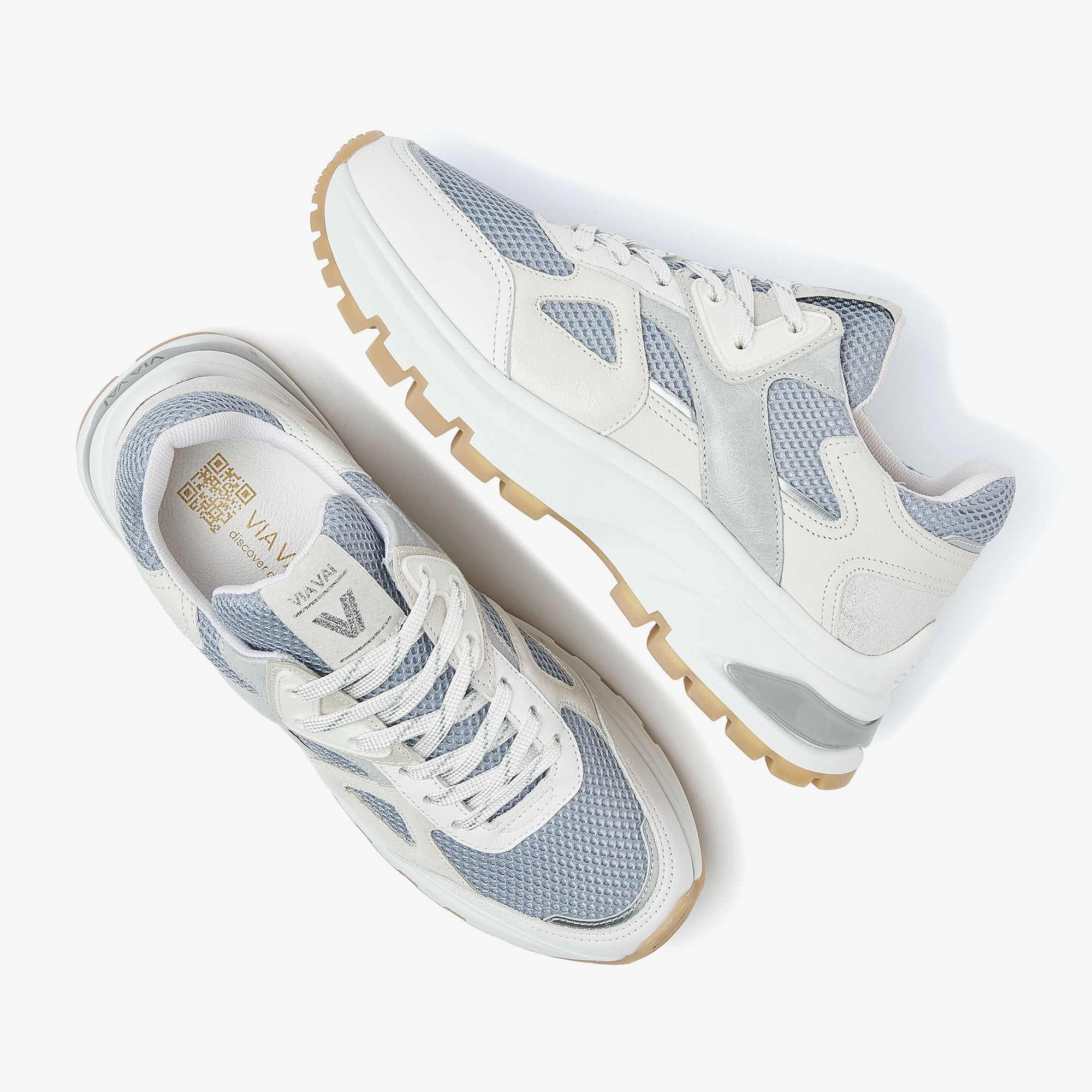 Via Vai VIA VAI Sneakers Liz Sila 62190-02-1222 Blauw