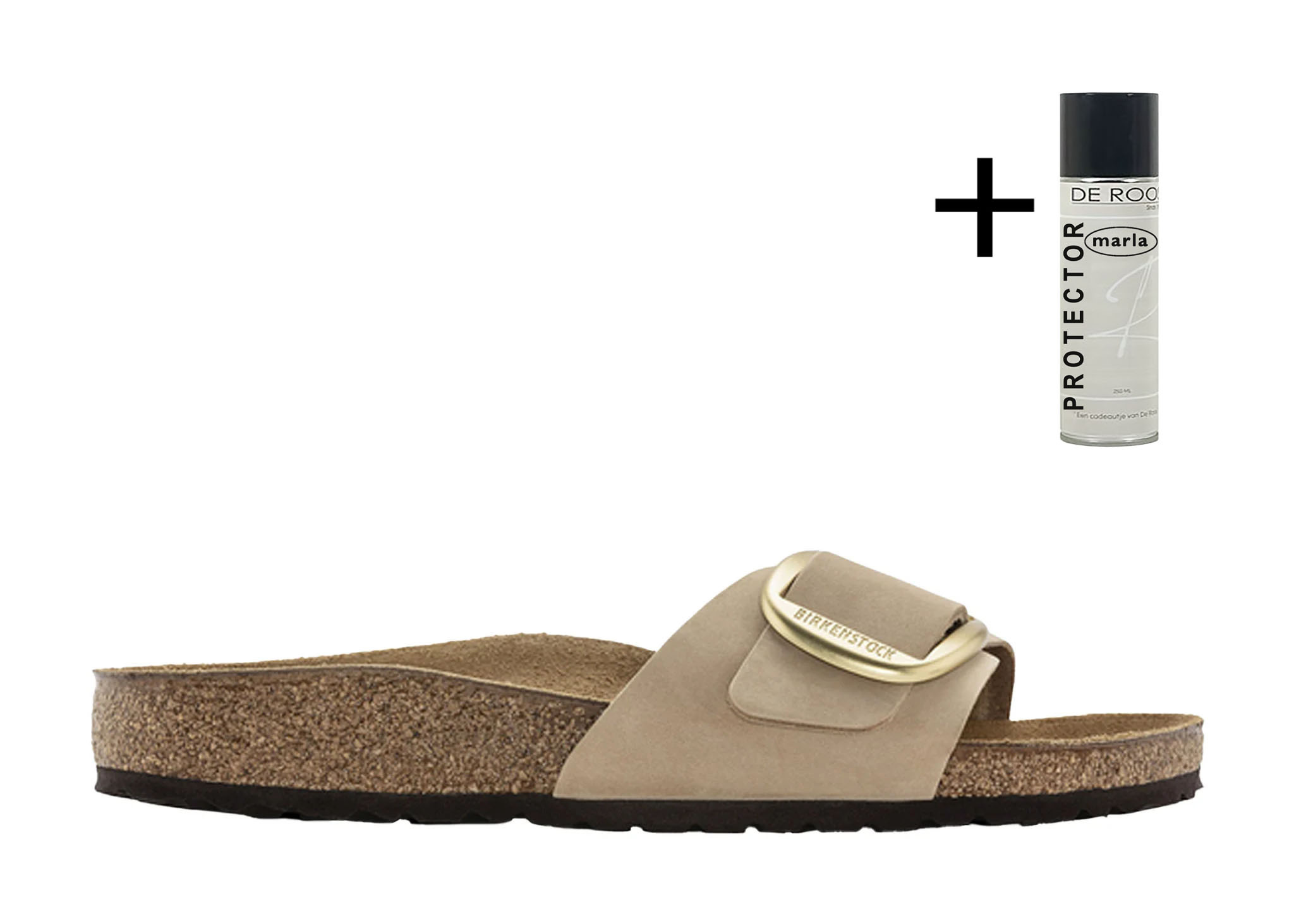 Birkenstock Birkenstock Slipper Madrid Big Buckle 1024009 Licht Bruin