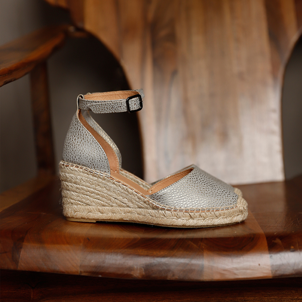 Via Vai VIA VAI  Espadrilles Flora Braid 58122-04-1218 Grijs