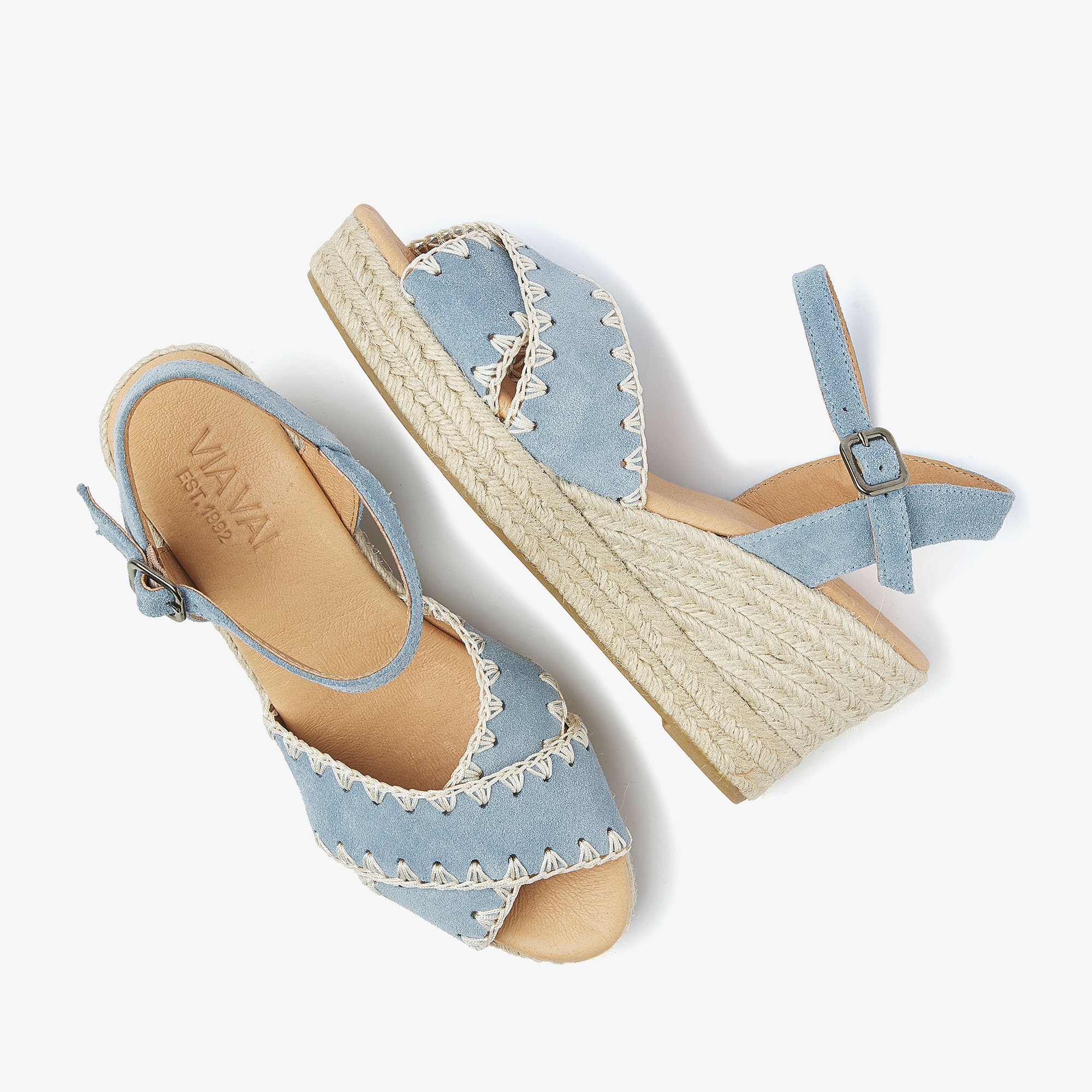 Via Vai VIA VAI  Espadrilles Luisa Ayla 62251-01-1051 Blauw