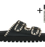 Via Vai VIA VAI Slippers Rae Taara 62181-01-900 Zwart