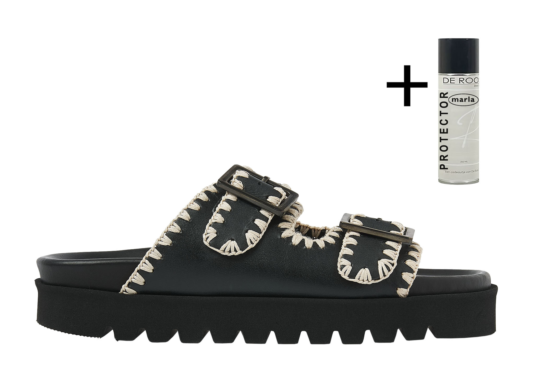 Via Vai VIA VAI Slippers Rae Taara 62181-01-900 Zwart