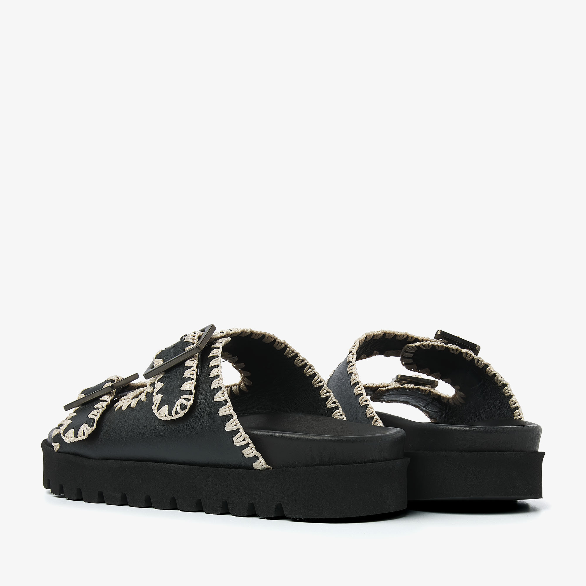 Via Vai VIA VAI Slippers Rae Taara 62181-01-900 Zwart