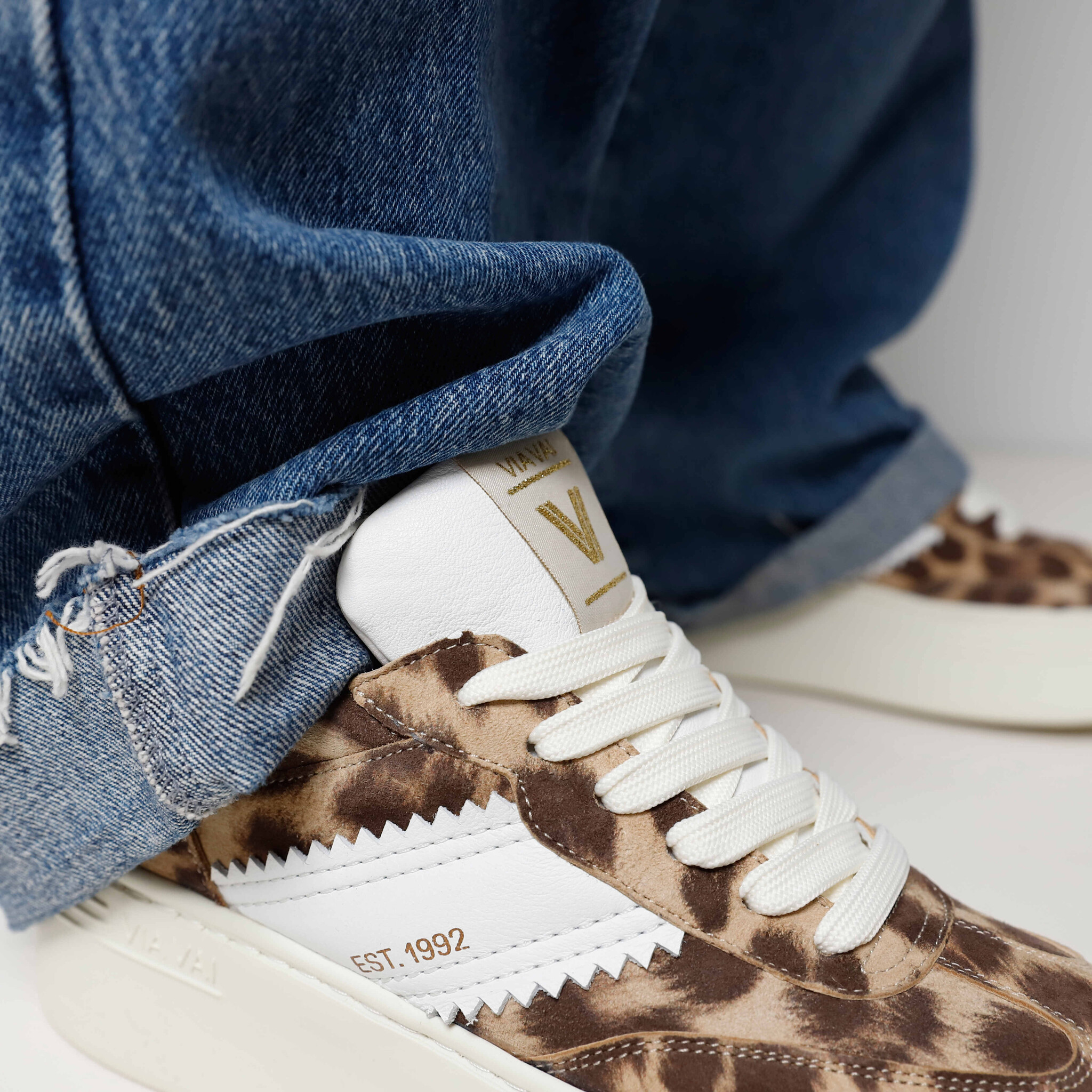 Via Vai VIA VAI Sneakers Isa Romi 62157-04-315 Luipaard