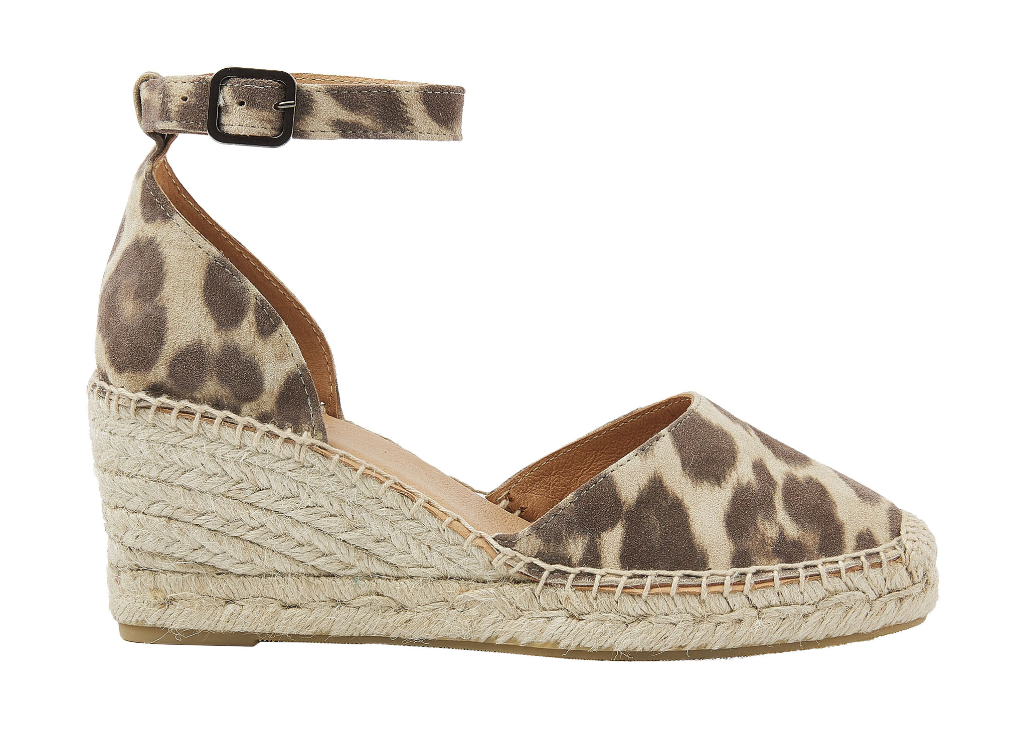 Via Vai VIA VAI Espadrilles Flora Braid 58122-05-315 Luipaard